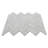 1x6 IMPERIAL WHITE HERRINGBONE HONED