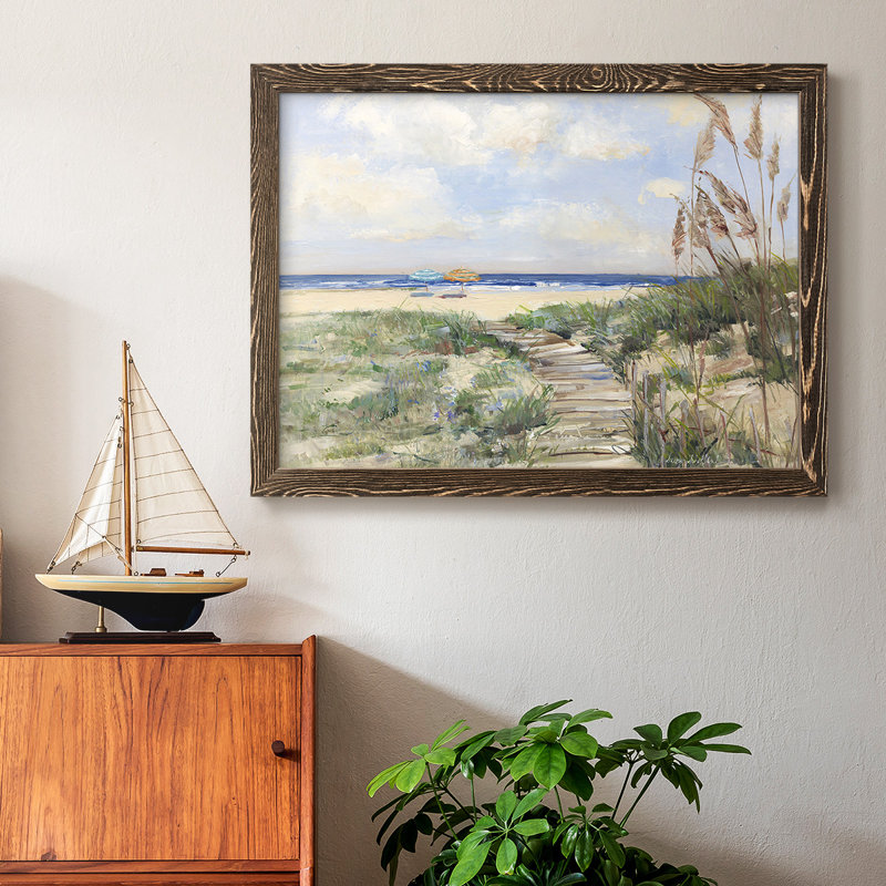 Summer Seas, reproduction d'art sur toile, Noyer, H 14 po x l 20 po x P 1,5 po