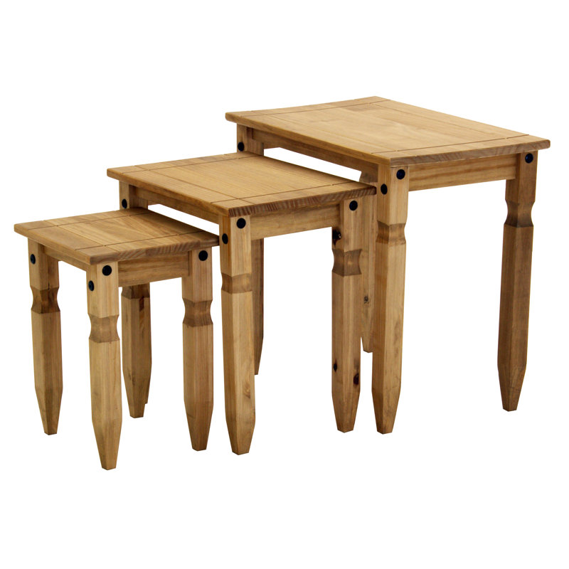Abilio Solid Wood Nesting Tables