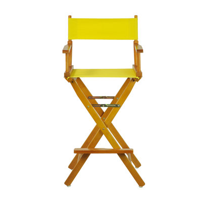Chaise de réalisateur pliante de 30 po avec toile