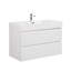 Meuble-lavabo mural simple 35,8 po avec lavabo-91160968