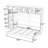 Queen Wood Frame Murphy Bed with Storage-245765383