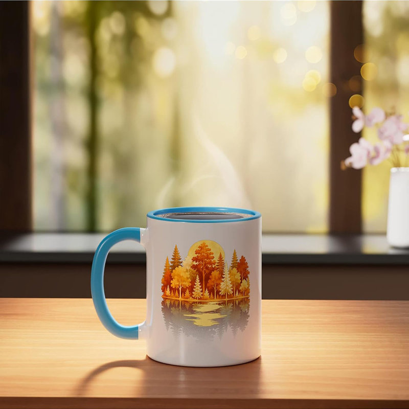 Ceramic Coffee Mug, Blue