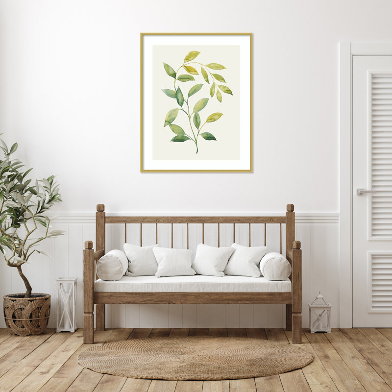 «Wilted Vine I» par Grace Popp, impression sur bois encadrée, H 41 po x l 33 po