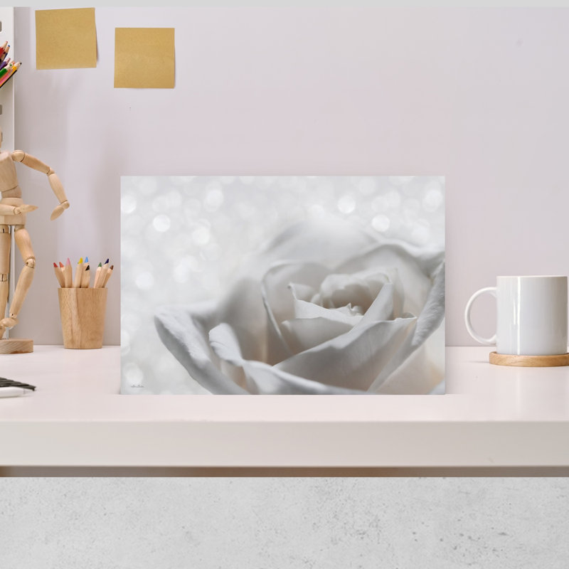 Sophisticated Glam Rose 1 Piece Wrapped Canvas Wall Art, 30.48cm H x 45.72cm W