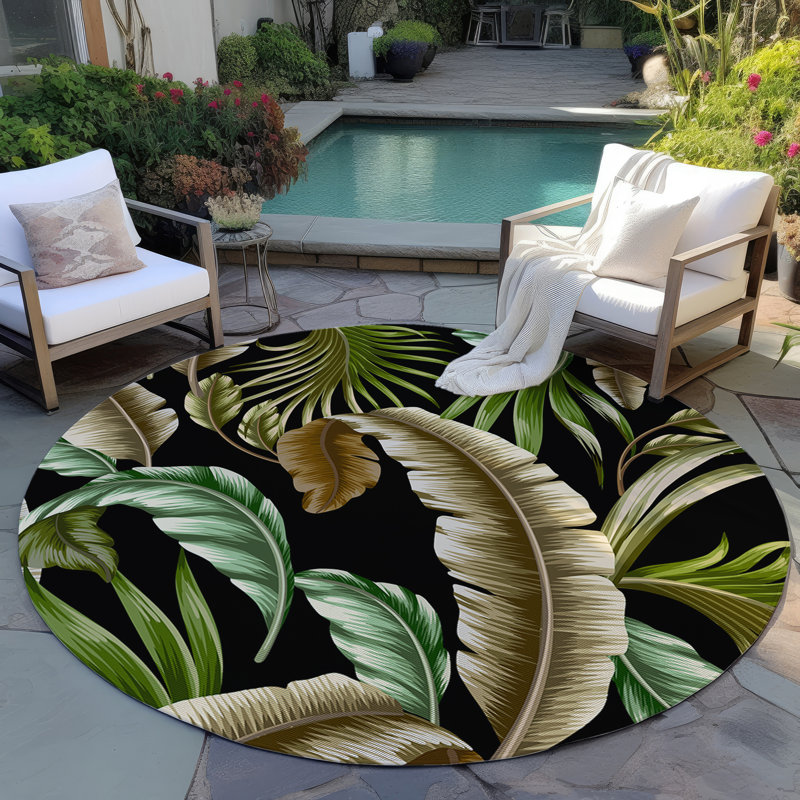 Tapis intérieur / extérieur Braggs, Rectangle 2 pi 6 po x 3 pi 10 po