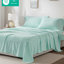 Drap-housse 100% molleton 4 pièces, ultra doux, confortable, boulochage, lavable à la machine, comprenant des draps-housses plats et 2 taies d'oreiller pour un sommeil luxueux en molleton