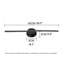 Ventilateur holographique de lampe murale DIY 3D
