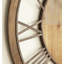 Horloge murale décorative en bois brun