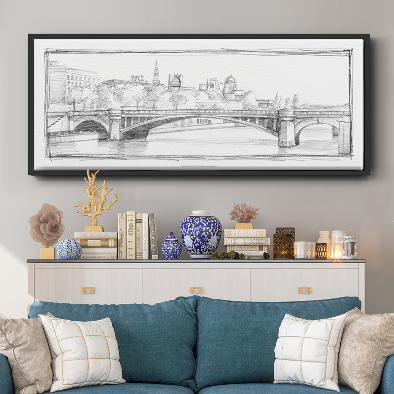 Pont de Notre Dame- Framed Canvas