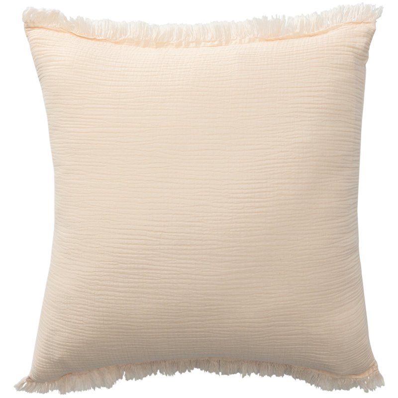 Housse de coussin Ava Karely, Turquoise, Housse de coussin seulement - sans coussin