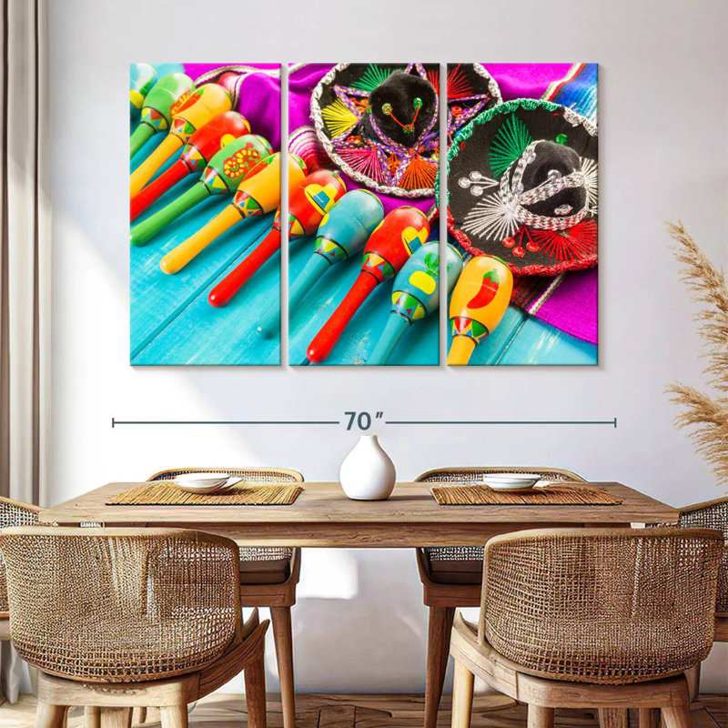 Maracas de la fête mexicaine Lelend, H 36 po x l 57 po