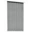 Abri de rangement pour bûches de jardin en acier galvanisé gris WALPLUS 163 x 83 x 154 cm