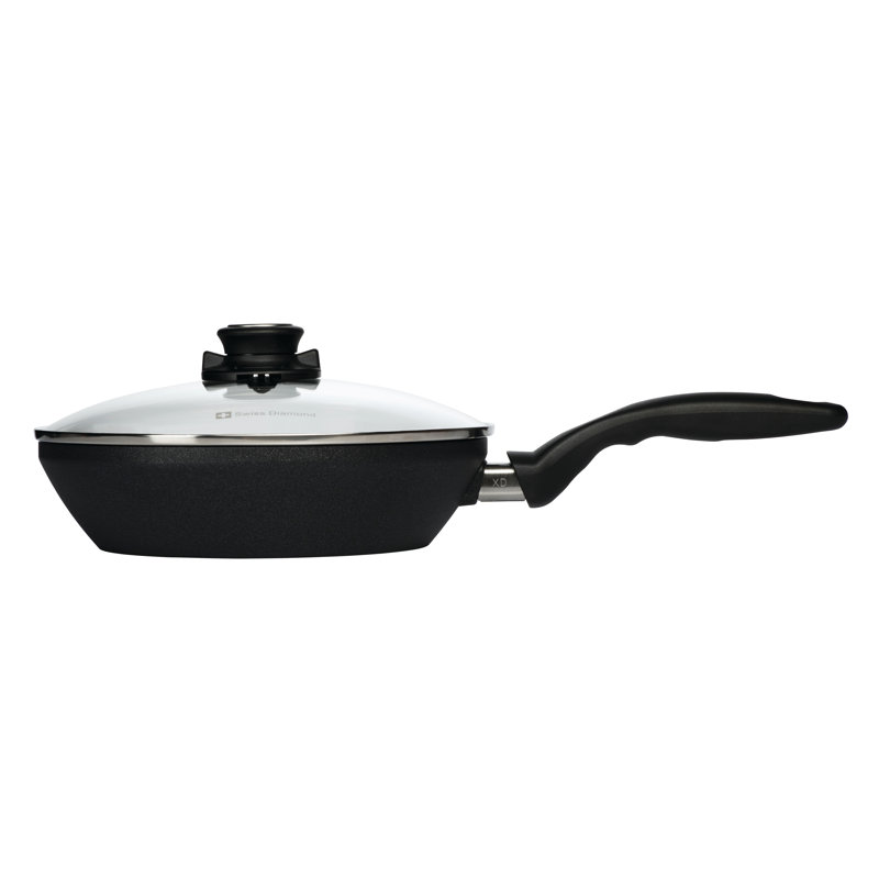 EDGE Aluminum Non-Stick Frying Pan, 9.5", Black