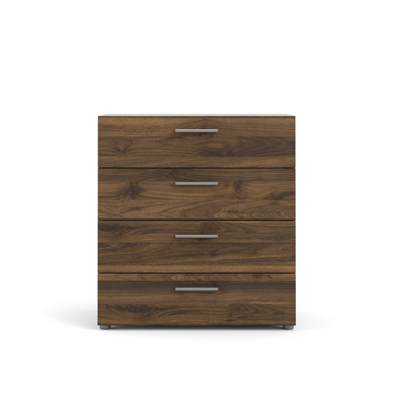  Commode 4 tiroirs Austin, Brun