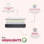 14 po Matelas hybride double
