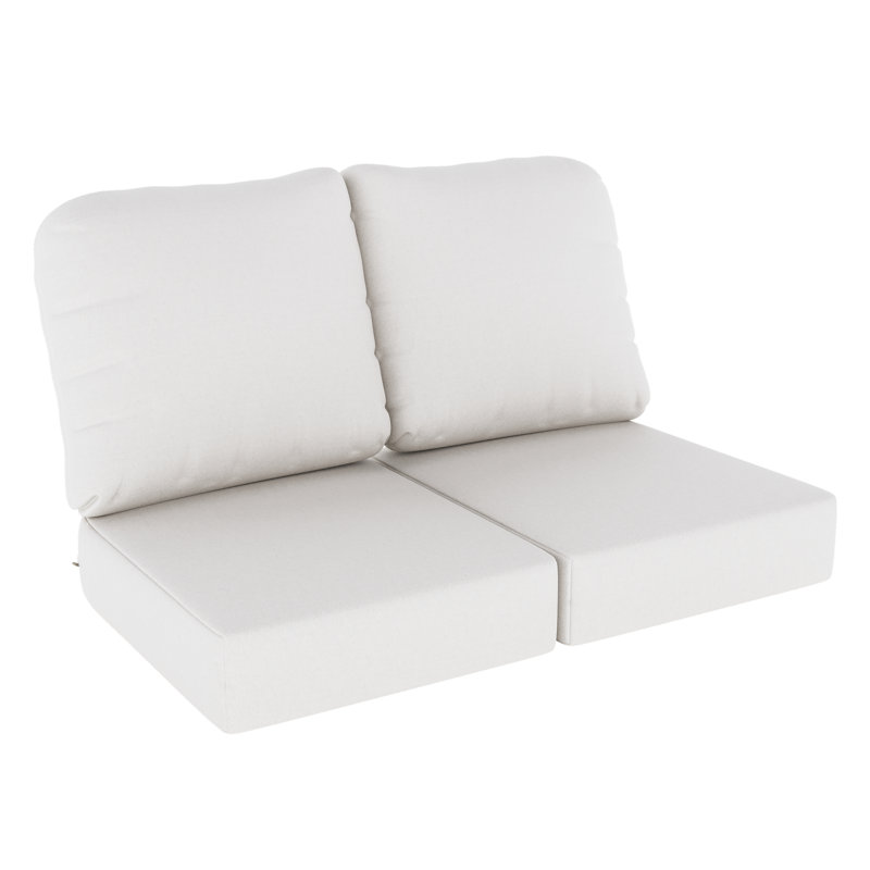 Indoor/Outdoor Sunbrella® Seat/Back Cushion, Canvas Natural Sunbrella® Canvas