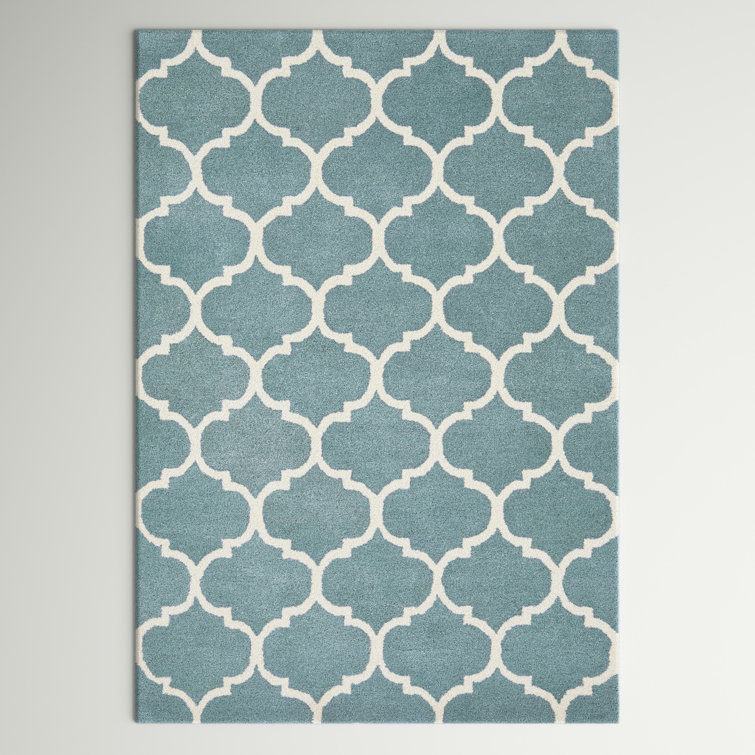 Reina Geometric Wool Hand Woven Area Rug