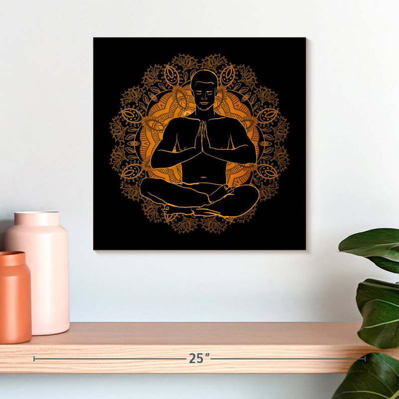 Kerrick Lotus Meditation, H 16 po x l 16 po