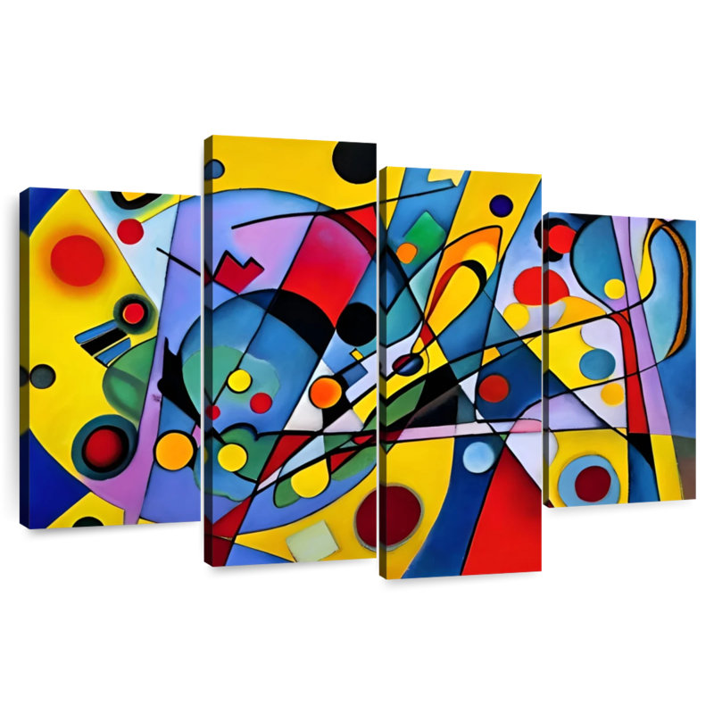 Avery Emulation of Abstract Kandinsky I, H 42 po x l 68 po