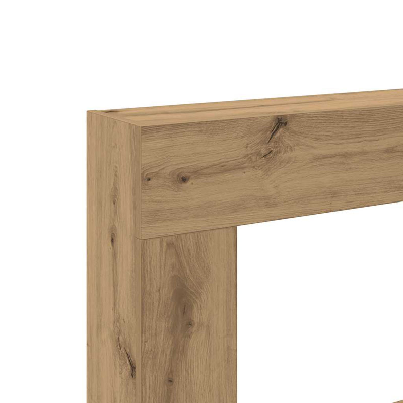 Fireplace Surround 81X18x82 Cm Engineered Wood, Artisan Oak