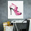 «Glitz and Glam V2 Pink» par Mercedes Lopez, art mural sur toile Charro-1441751842