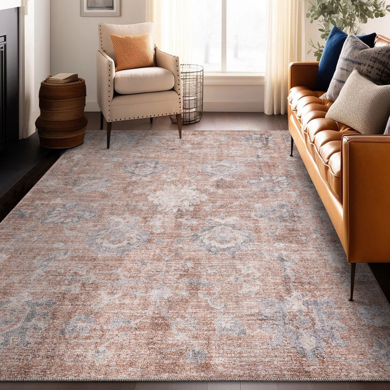 London Royale Machine Woven Performance Area Rug - Sienna - 3'9" x 5'6", Sienna, 3'9" x 5'6"