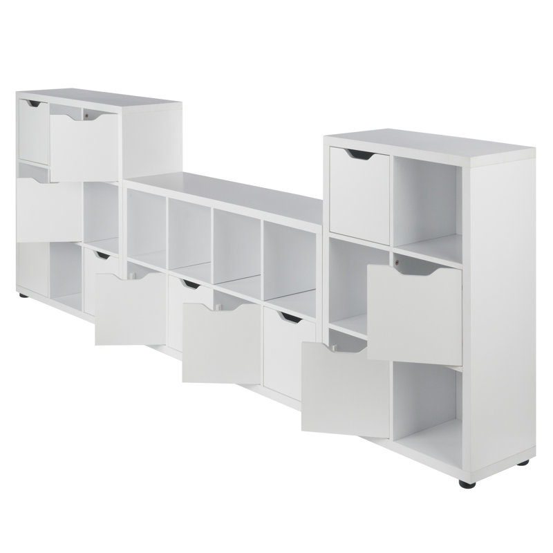 Julian 3-pc Storage Cabinet Set, White