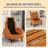 Jonilda Upholstered Accent Chair and Ottoman with  Adjustable Backrest-92280723