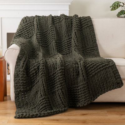 Jeté épais Chunky Knit, 50 po x 60 po
