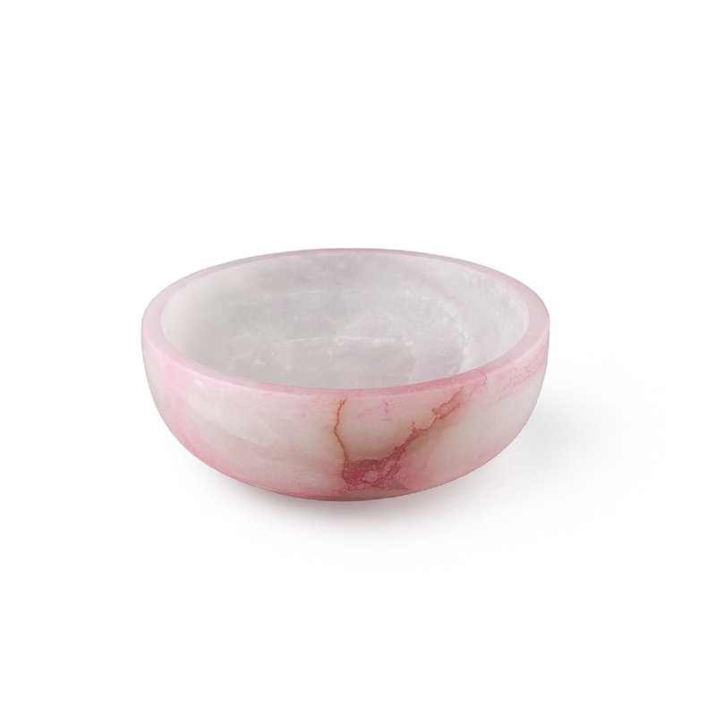 Bol Montana en albâtre rose