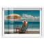 «Beach Day Relaxation», impression murale encadrée à imprimé acrylique par Notoriart, cadre blanc, 45 x 30-1336969480-1336969526