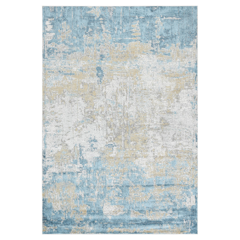 Brazell Abstract Indoor Rug, Rectangle 10'3" x 14'