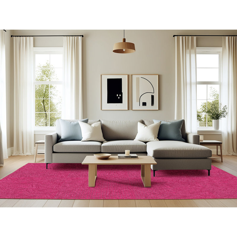 Geometric Indoor Rug, Rectangle 6' x 9'