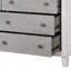 Commode Katia gris rustique et blanc vieilli