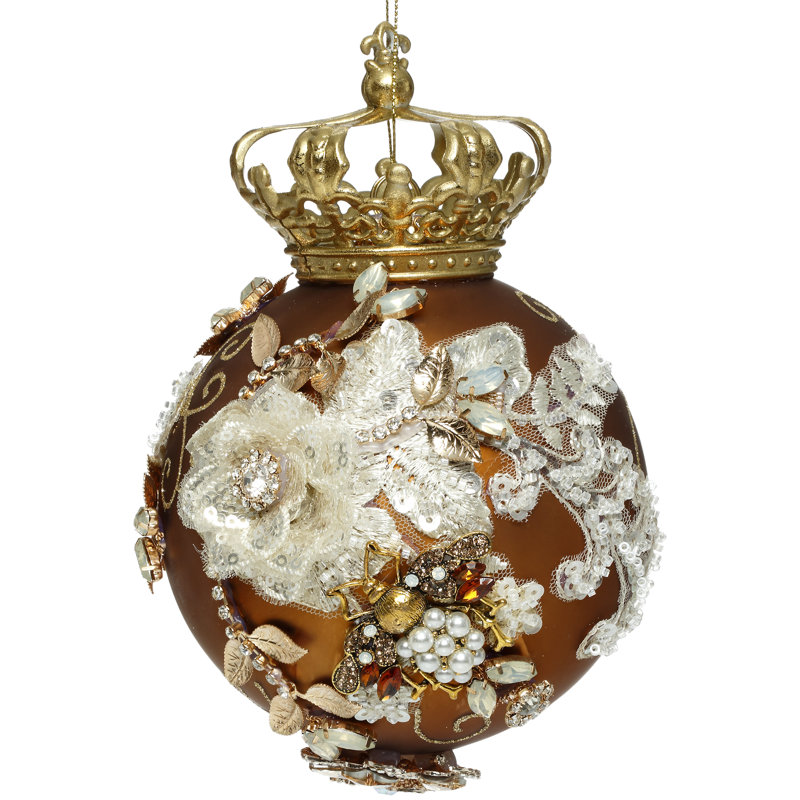 Crown Jewels Ornament, Copper - 7 Inches