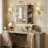 Bathroom Wall Storage Cabinet With Mirror, Medicine Cabinet With Adjustable Wood Shelf, Doors & 6 Open Shelves-1270781925