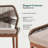 Boho Rope Counter Stools Set of 2-609754221