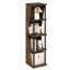 Étagère de rangement Furinno FLEXI, étagère d'angle à 4 cubes, étagère à livres, bibliothèque de présentation empilable et séparable, pour l'organisation et le rangement, pour le salon, le bureau personnel, le pin ambré-126653065