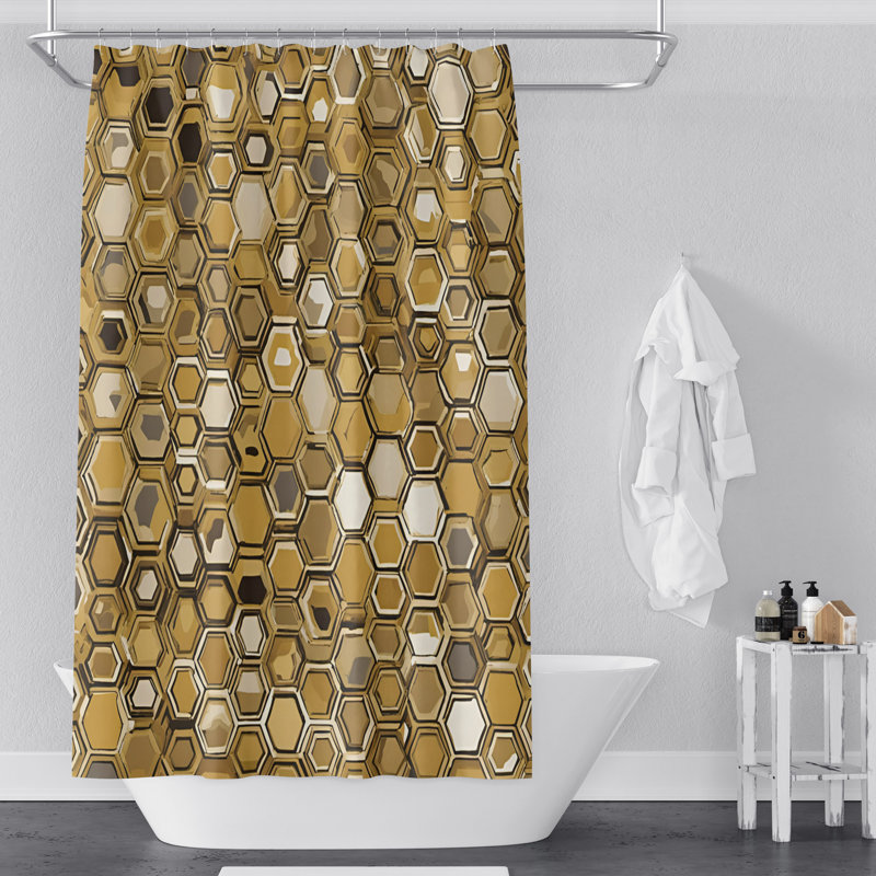 Rideau de douche Baronne, H 72 po x l 70 po