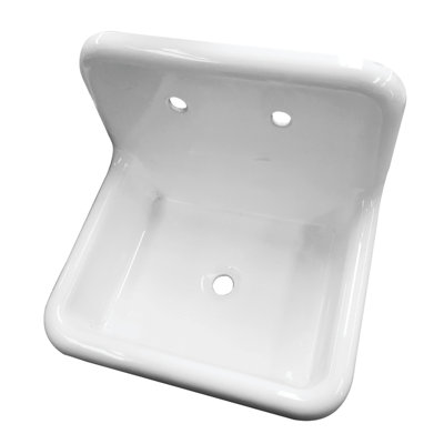 20.19" X 18.5" Wall Mounted Laundry Sink