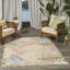 Tapis rose ivoire moderne 3 pi 6 po x 5 pi 6 po Lakesha-316476428