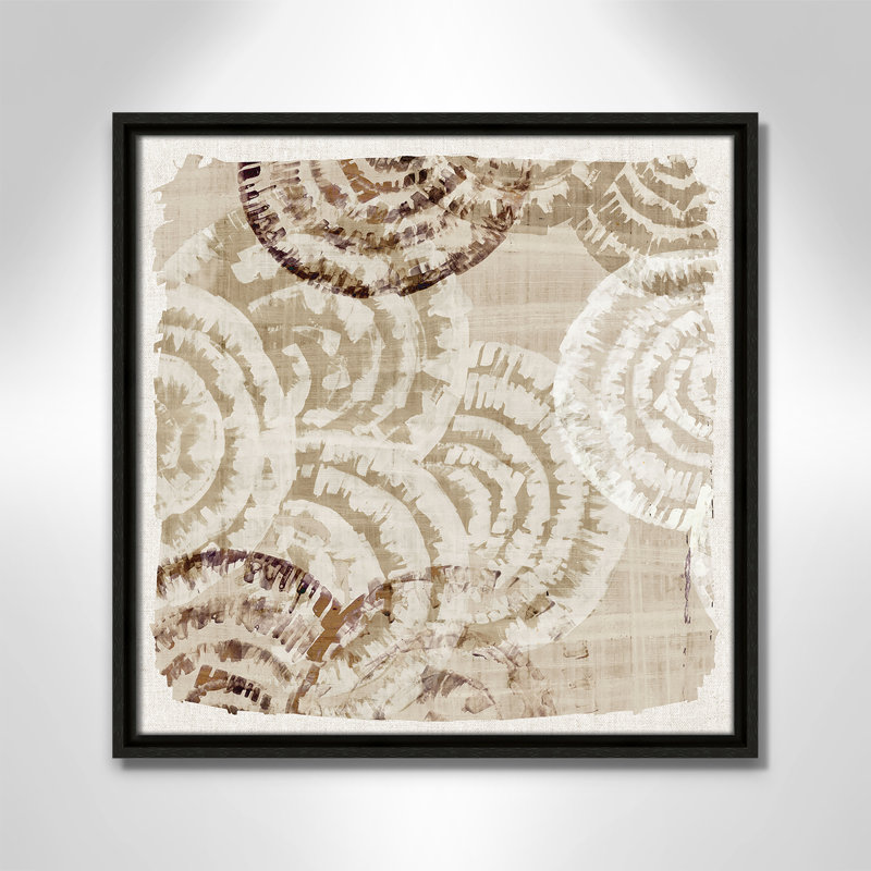 Motif Whicker II par Eva Watts, Espresso, H 17,5 po x l 17,5 po