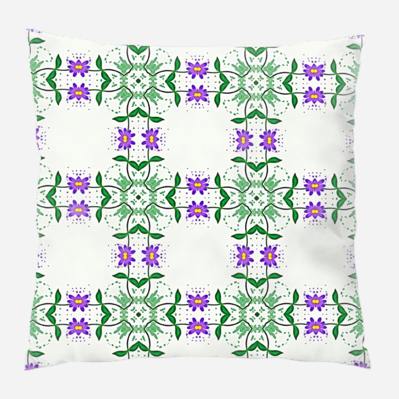Coussin décoratif fleur, Intérieur
