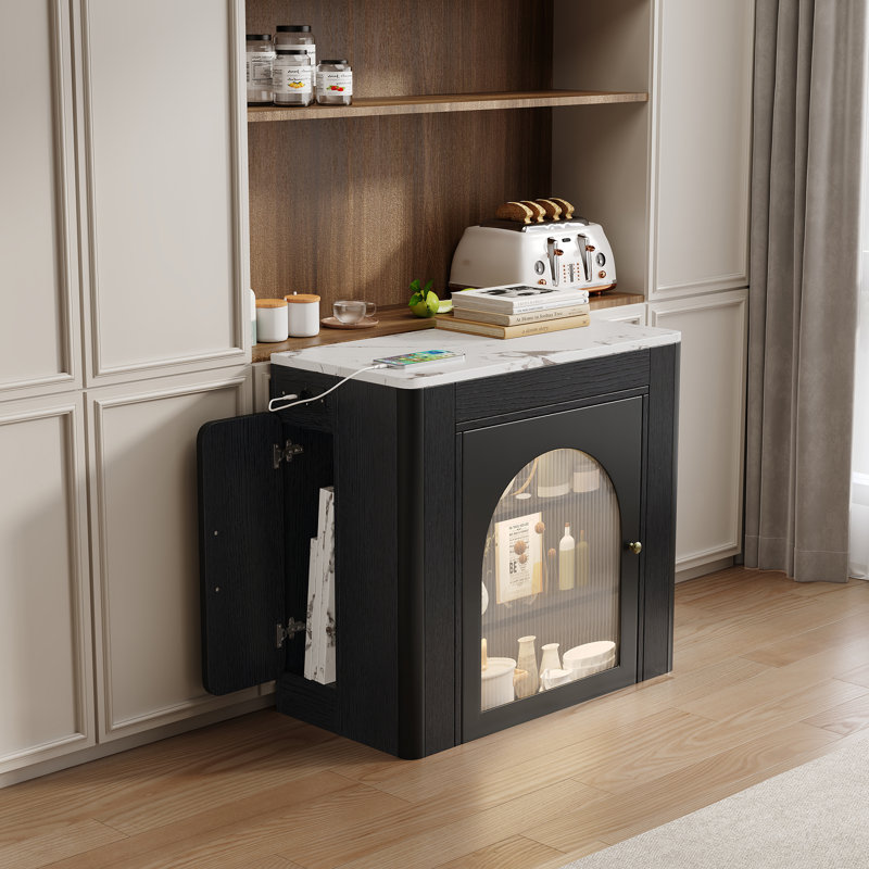 Dining Table, White/Black