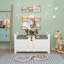 Coffre à jouets pour enfants, coffre à jouets, grande armoire de rangement, rangement pour jouets, grande armoire de rangement avec banc à coussin