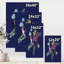 Petit oiseau sur un bouquet coloré de fleurs sauvages I - Impression sur toile-59916209-59916212