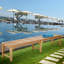 Santa Monica Outdoor Teak Dining Bench-1467568664