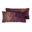 Chevron Rectangular Velvet Pillow Cover & Insert-89180774