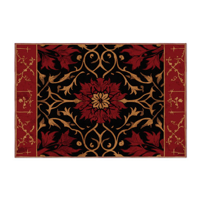 Aurora Motif Indoor And Outdoor Area Rug